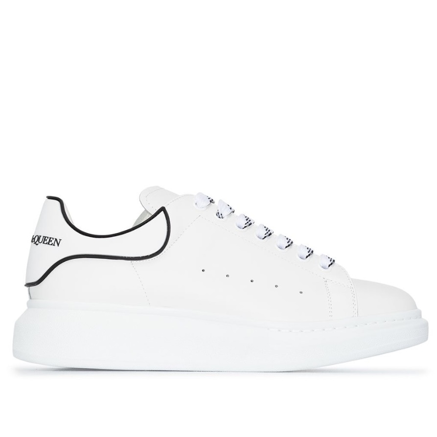 Alexander McQueen Oversized White Black Trim