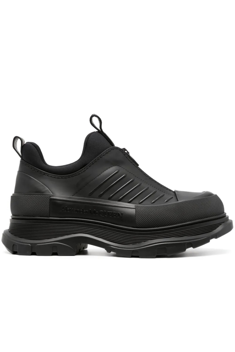 Alexander McQueen Tread Slick Zip Up Black