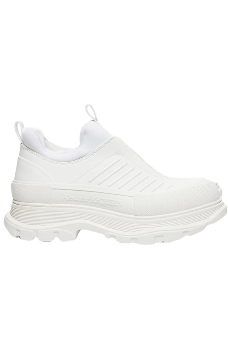 Alexander McQueen Tread Slick Zip Up White