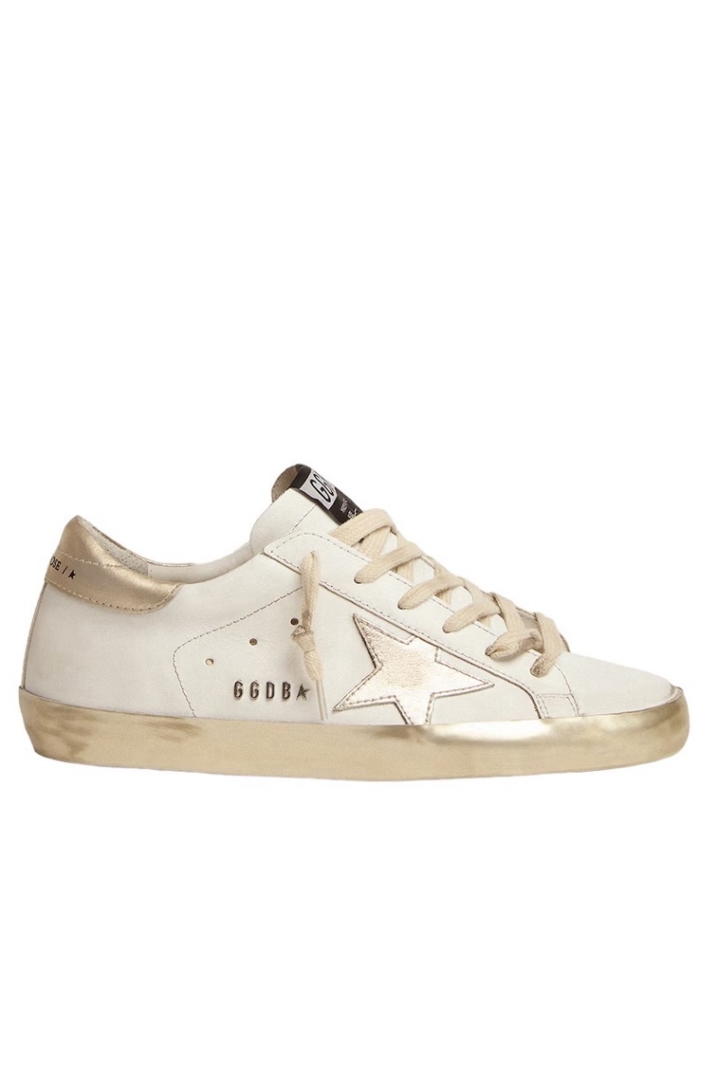 Golden Goose Super Star Sole gold sparkle foxing