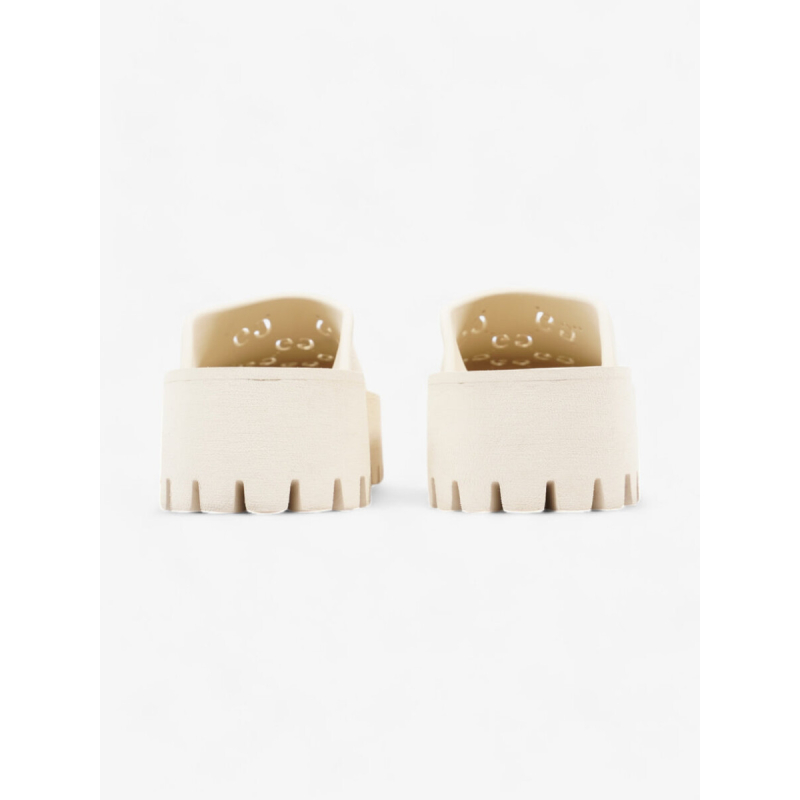Gucci Elea perforated rubber platform mules - Image 5