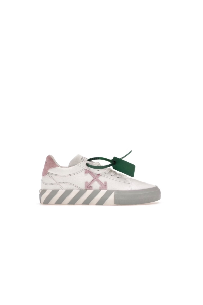 OFF-WHITE Vulc Low Canvas White Light Pink Grey