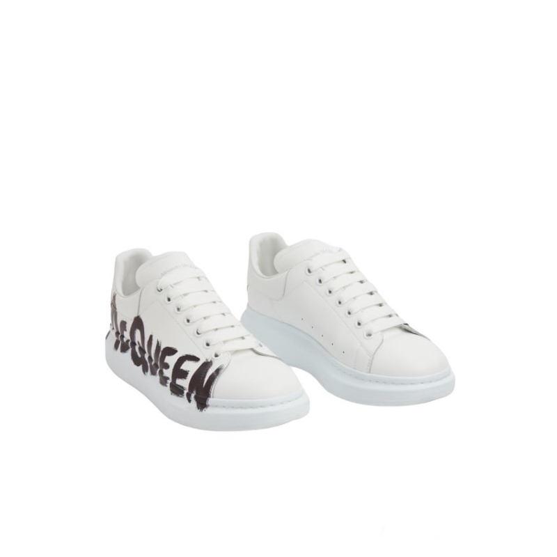 Alexander McQueen Oversized Graffiti White Black - Image 7