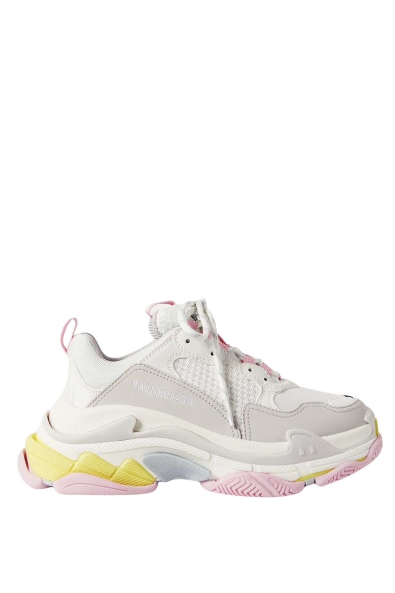 Balenciaga Triple S White Yellow