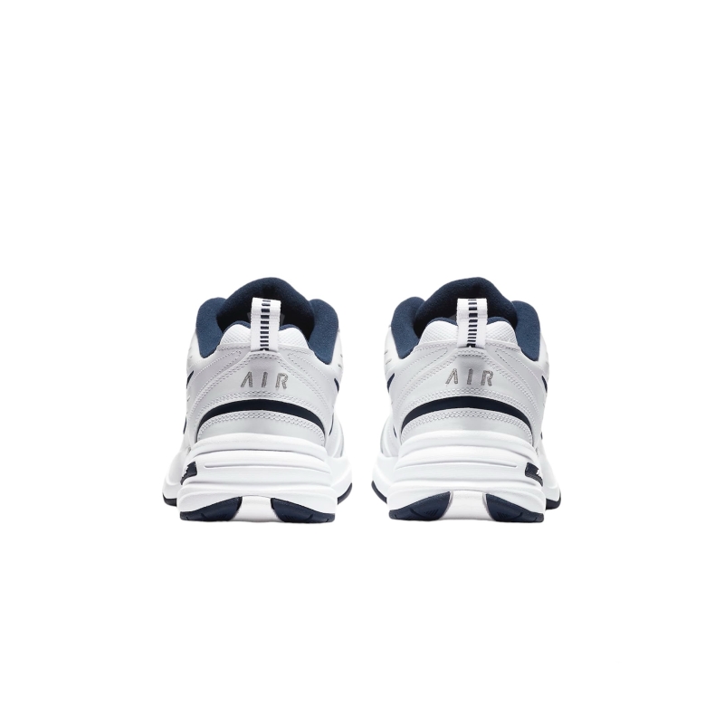 Nike Air Monarch IV White Navy - Image 4