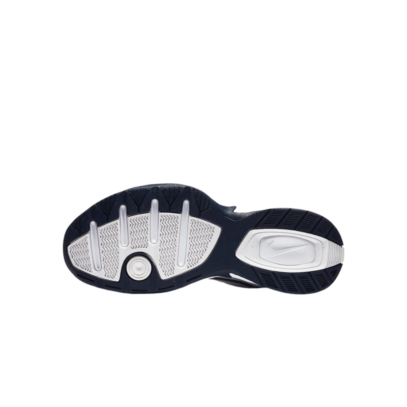 Nike Air Monarch IV White Navy - Image 5