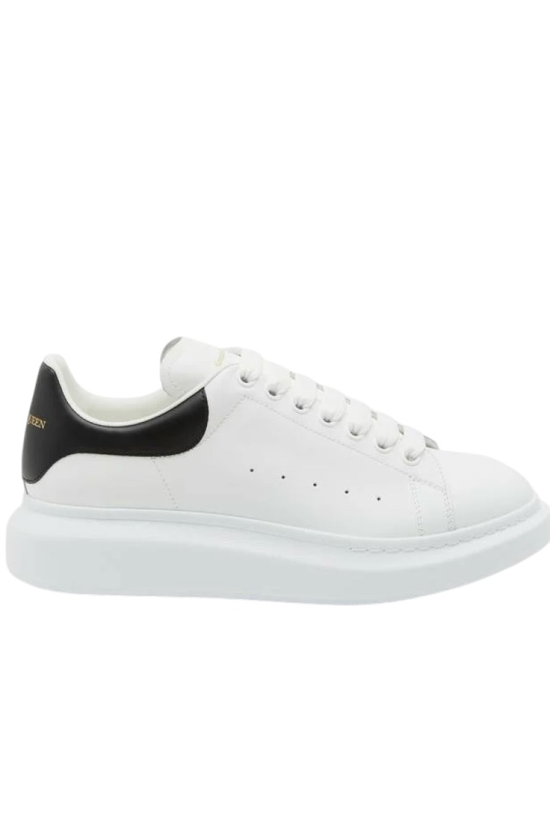 Alexander McQueen Oversized Ivory Black Leather