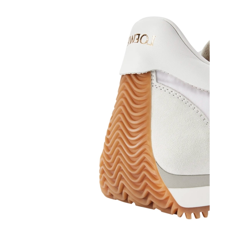 Loewe Flow Runner Low White Light Grey Gum - Image 5