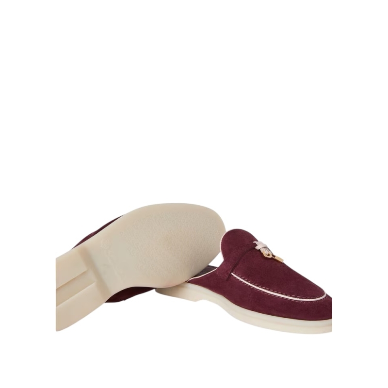 Loro Piana Charms Walk Babouche Loafer Suede Aguaje - Image 6