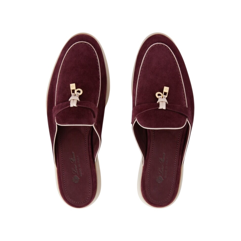 Loro Piana Charms Walk Babouche Loafer Suede Aguaje - Image 5
