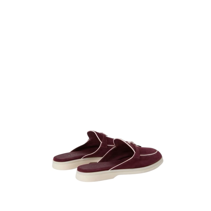Loro Piana Charms Walk Babouche Loafer Suede Aguaje - Image 3