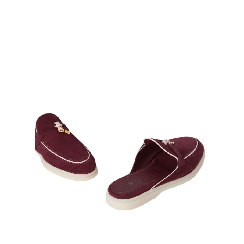 Loro Piana Charms Walk Babouche Loafer Suede Aguaje - Image 4