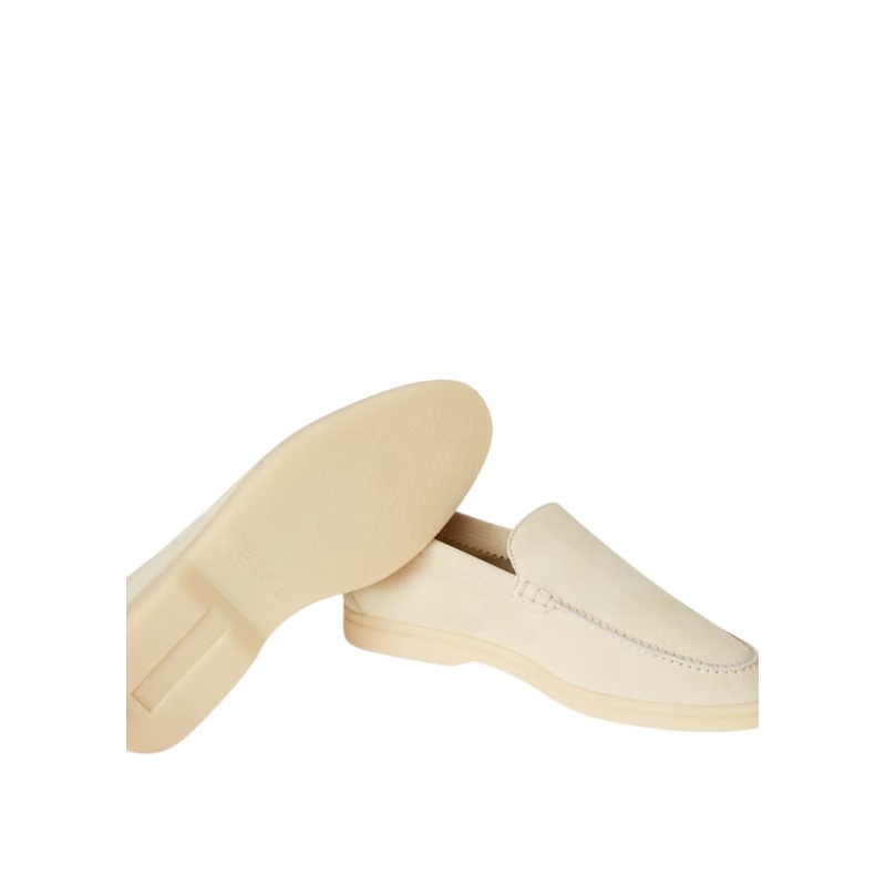 Loro Piana Summer Walk Loafer Suede Nougat - Image 5