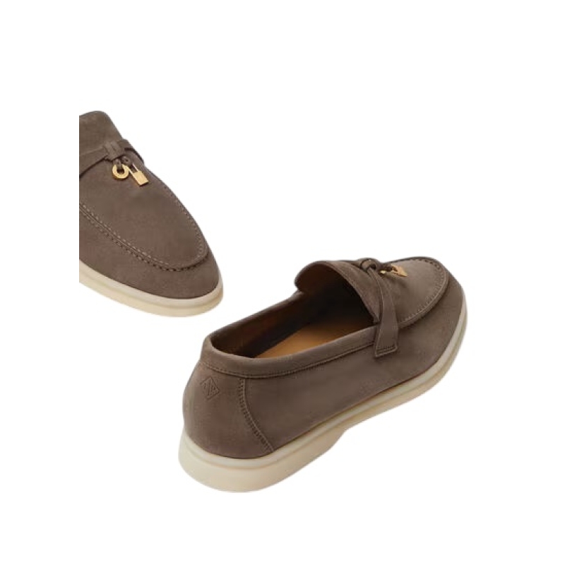 Loro Piana Summer Charms Walk Loafer Suede Rain Drops - Image 5
