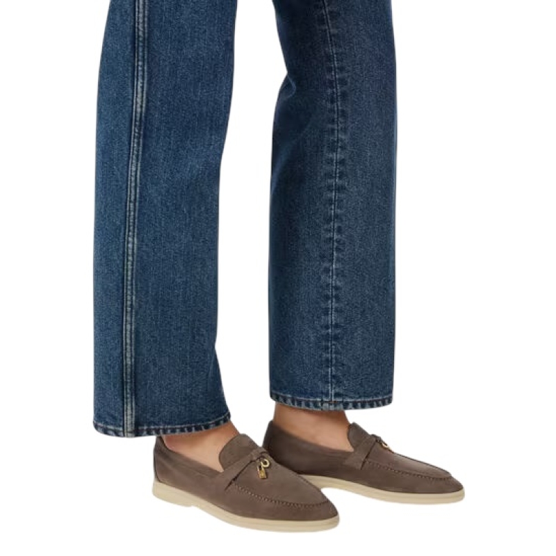 Loro Piana Summer Charms Walk Loafer Suede Rain Drops - Image 7