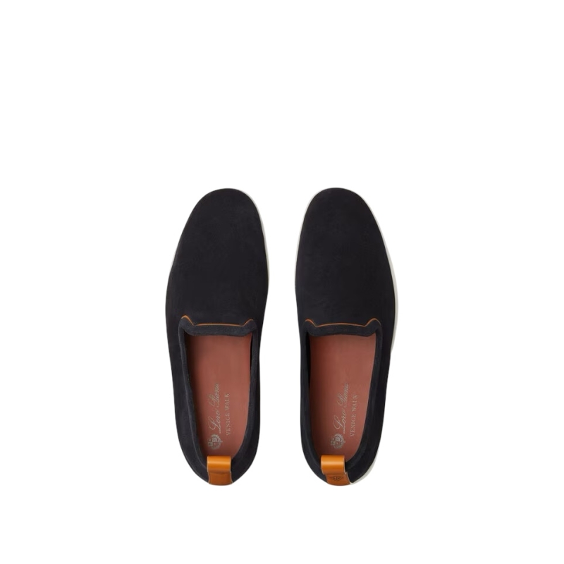 Loro Piana Venice Walk Loafer Navy Blue - Image 3