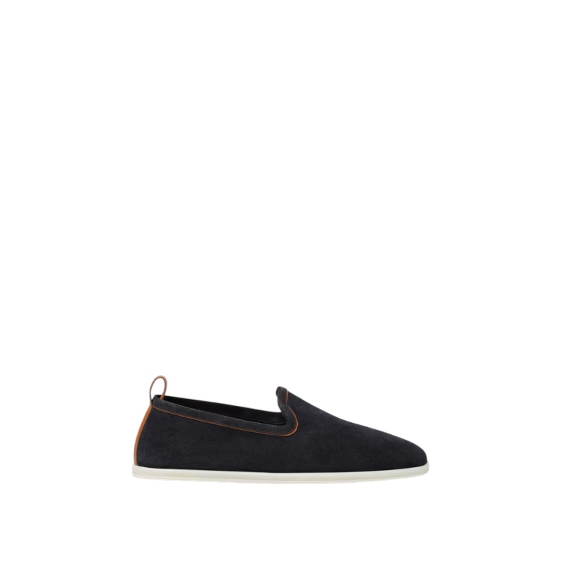 Loro Piana Venice Walk Loafer Navy Blue