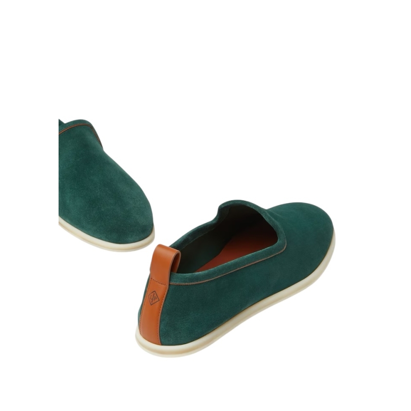 Loro Piana Venice Walk Loafer Conifer - Image 5