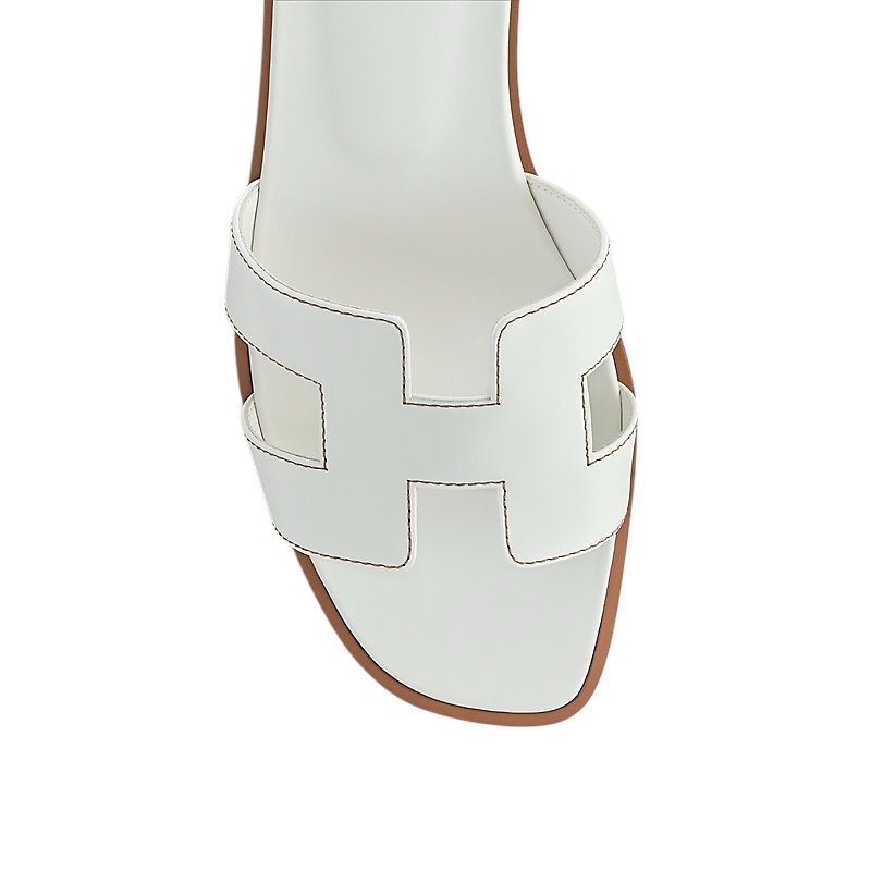 Hermes Oran sandal Blanc - Image 4