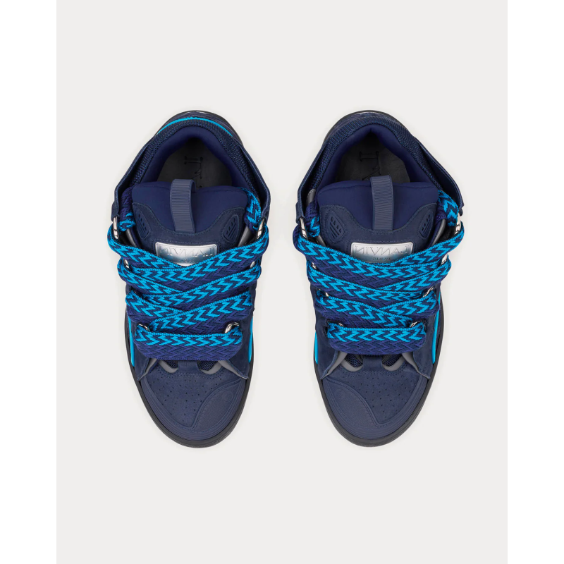 Lanvin Curb Leather Navy Blue - Image 3