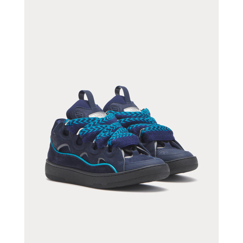 Lanvin Curb Leather Navy Blue - Image 2