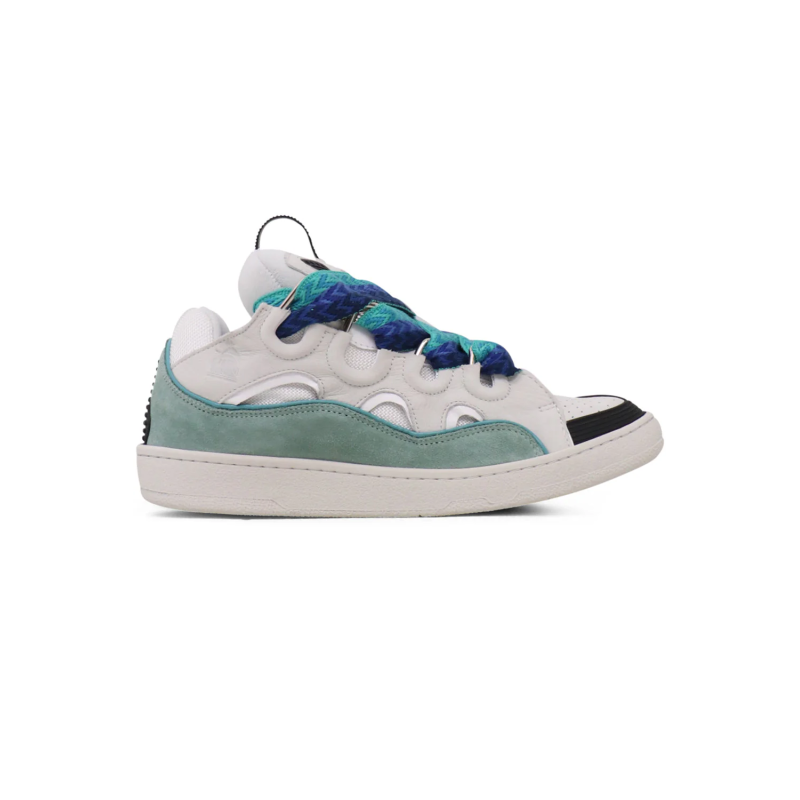 Lanvin Curb Sneaker White Blue