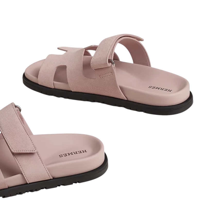 Hermes Chypre Sandal Beige Mastic Calfskin Leather - Image 3