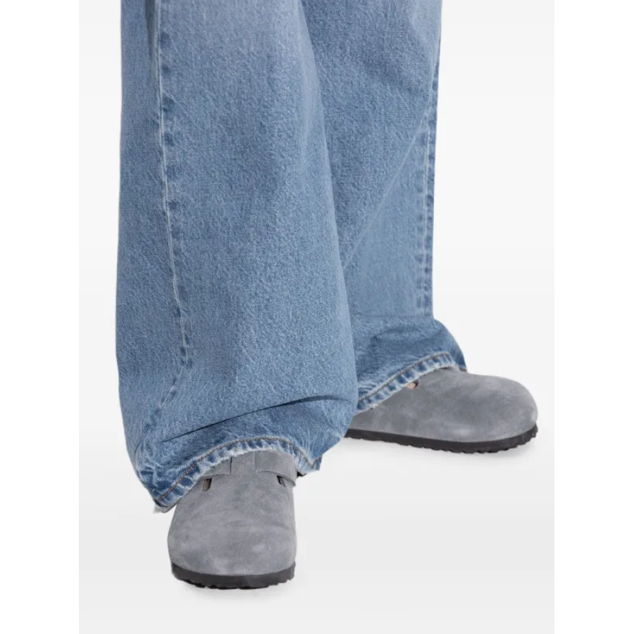Birkenstock Boston Soft Footbed Suede Dark Grey - Image 3
