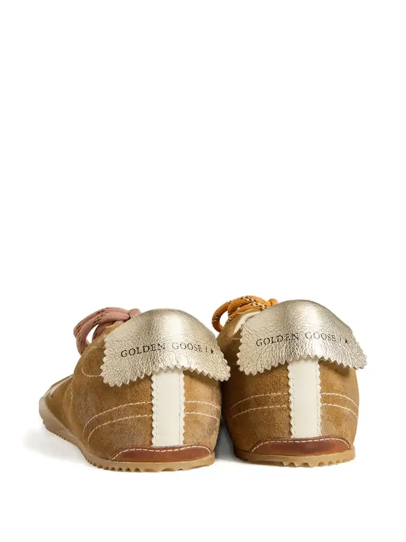 Golden Goose True-Star in tobacco-colored suede white star platinum - Image 4